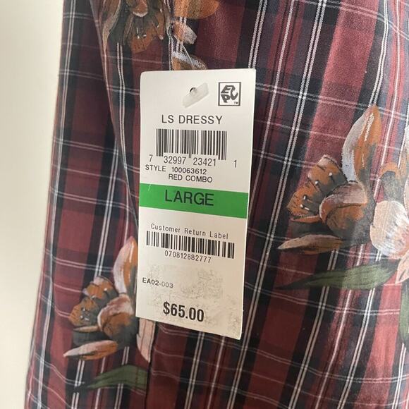INC Floral Button Up Shirt - NWT - Picture 5 of 5